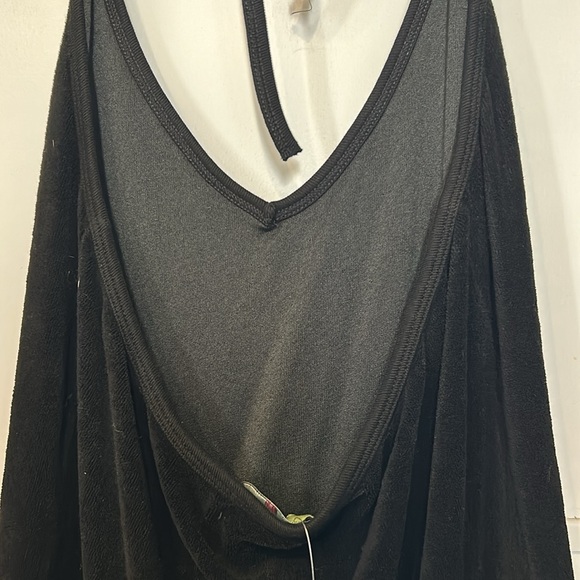 Original Juicy Couture Black Terry Halter Dress- sz L- NWT - Picture 8 of 9